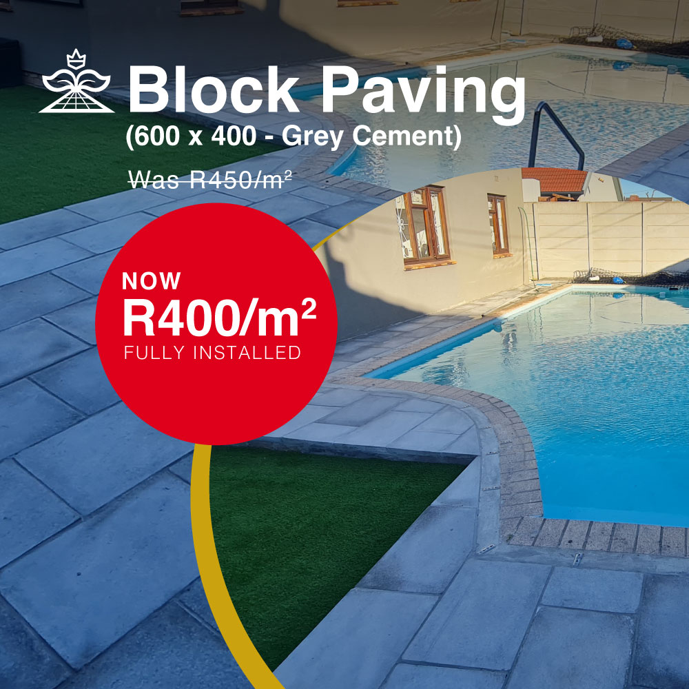 Block Paver 600 x 400 (Cement)