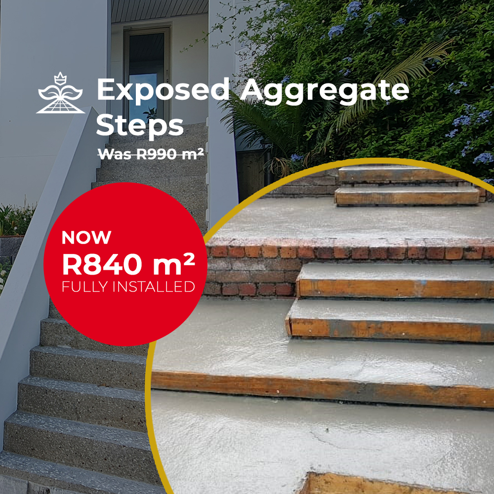 Exposed Aggregate Steps