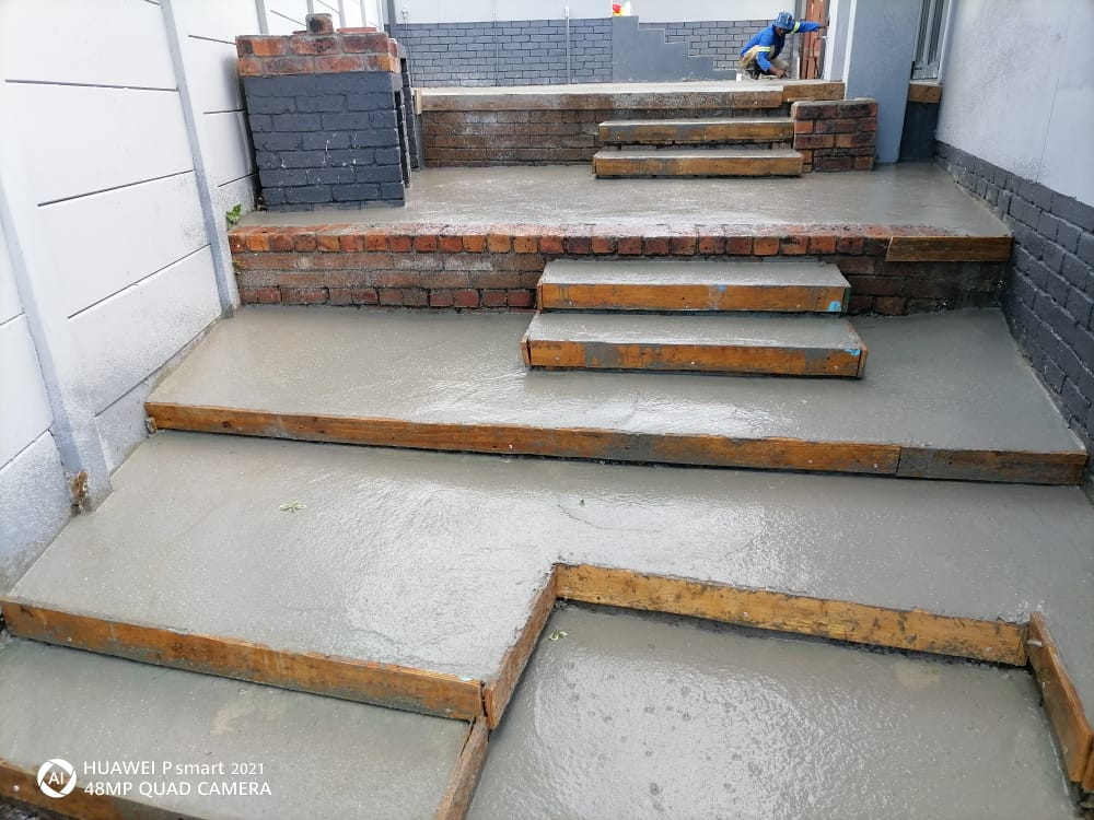 Exposed Aggregate Steps